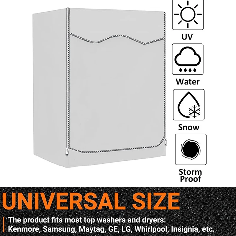 洗濯機カバー,家庭用収納,防塵,日焼け止め,フロントローディング,洗濯乾燥機カバー,防水ケース
