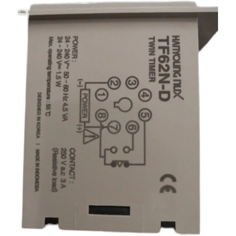 HANYOUNG Timer Time Relay TF62NP-10D -30D-60D-01D -03D-06D