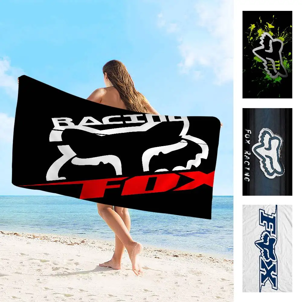 منشفة شاطئ من الألياف الدقيقة من Fox Racing ماصة سريعة الجفاف وناعمة لليوجا والسباحة ومنشفة تسلق الجبال #1