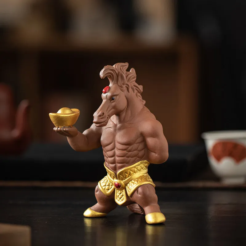 

Креативная керамическая фигурка лошади, символ года Лошади, подарок, персонализированный декор для дома, праздничное украшение