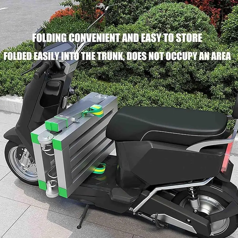 Folding Steel Work Platform, Adjustable, 800 lbs Capacity, 140x40