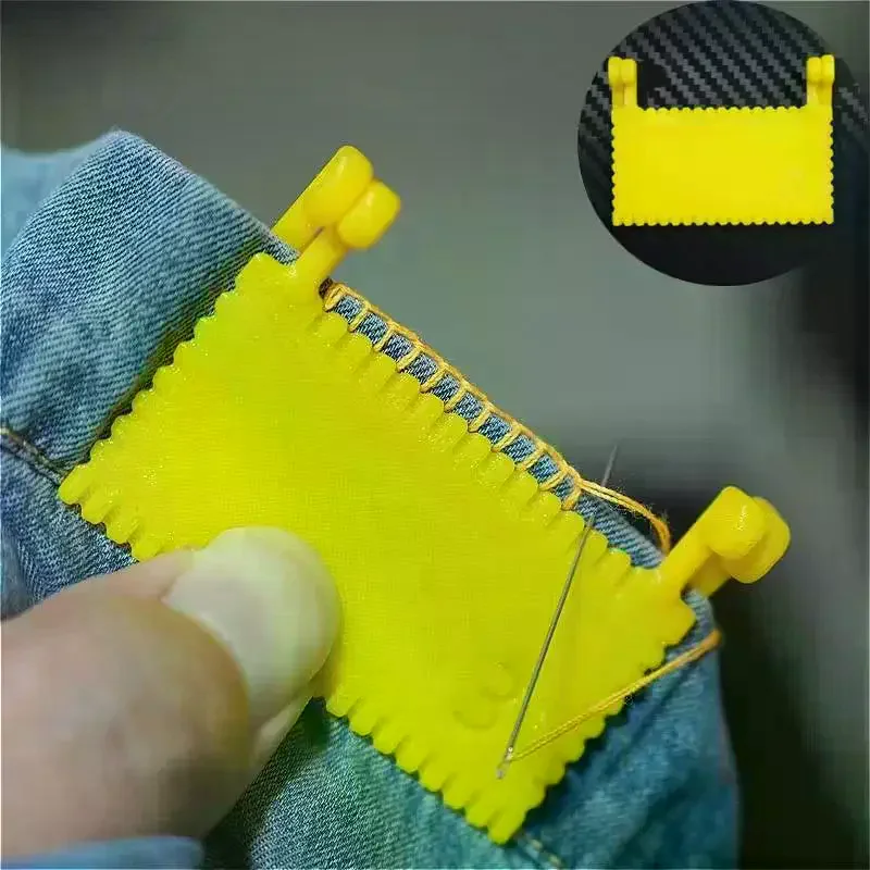 1/3 PCS Sewing Guide Template For Consistent Stitches 3/4/5mm Spacing Precision Sewing Tool For Fabric Embroidery Leather Craft