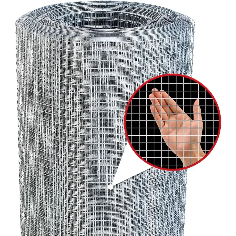

Hot sale.Hardware Cloth,Double-Layer Hot-Dip Galvanizing After Welding,Chicken Wire Fence Mesh Fence Poultry Netting,1/2inch 48i