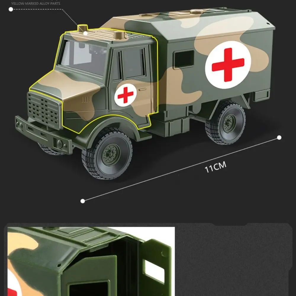 Mini-modellen voor kinderen Helikopter Trek auto's Voertuig Legering Metaal Autotankspeelgoed