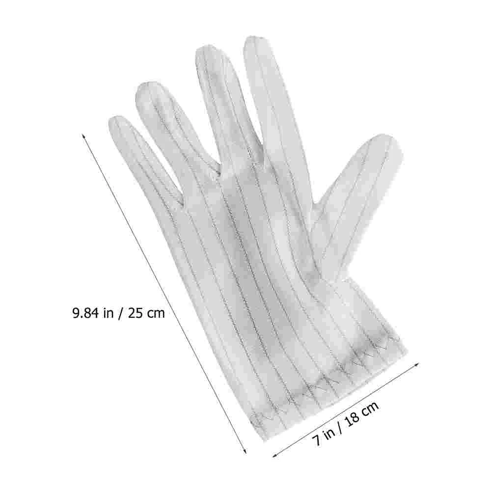 Imagem -02 - Luvas Antiestáticas para Reparo Eletrônico Fibra Condutora Instalação Protetora Eletricidade Computador 10 Pares