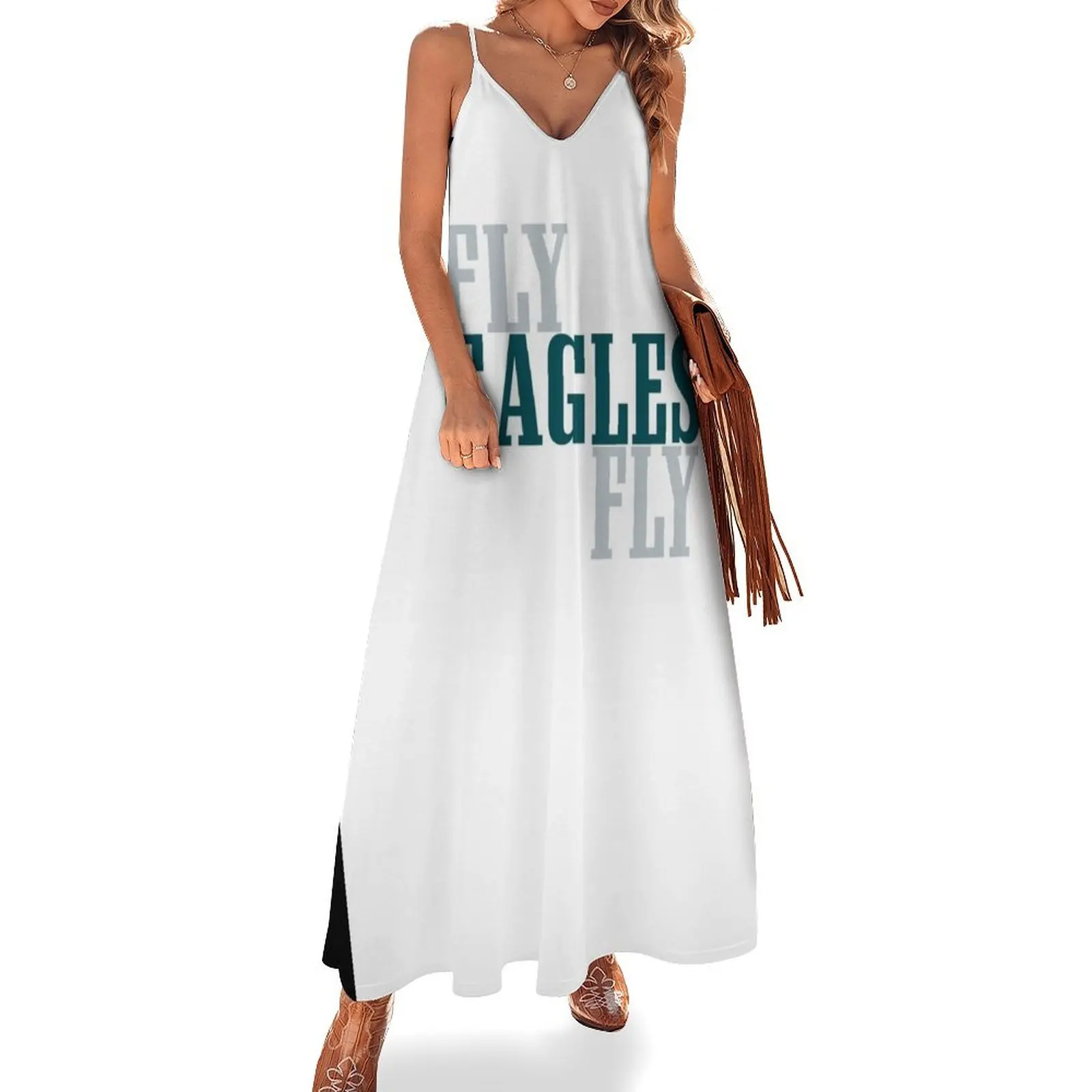 

FLY EAGLES FLY Sleeveless Dress Women's clothing Women's evening dress