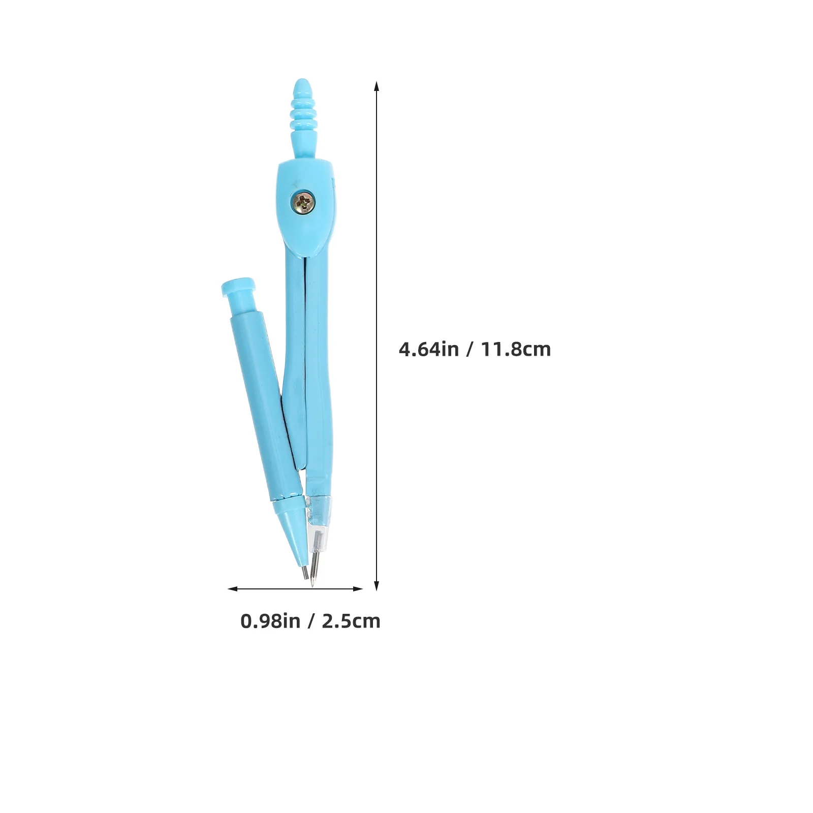 3Sets Compass Drawing Tool Reliable Metal Construction Ideal for Classroom Demonstrations Student Learning Drafting Architecture