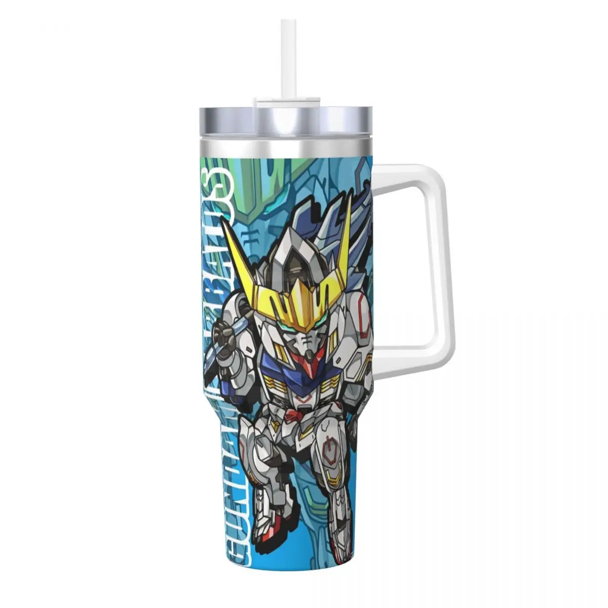 Gundam Tumbler Cold and Hot Water Bottle Leakproof Stainless Steel Thermal Cups Custom Travel Mugs Cup