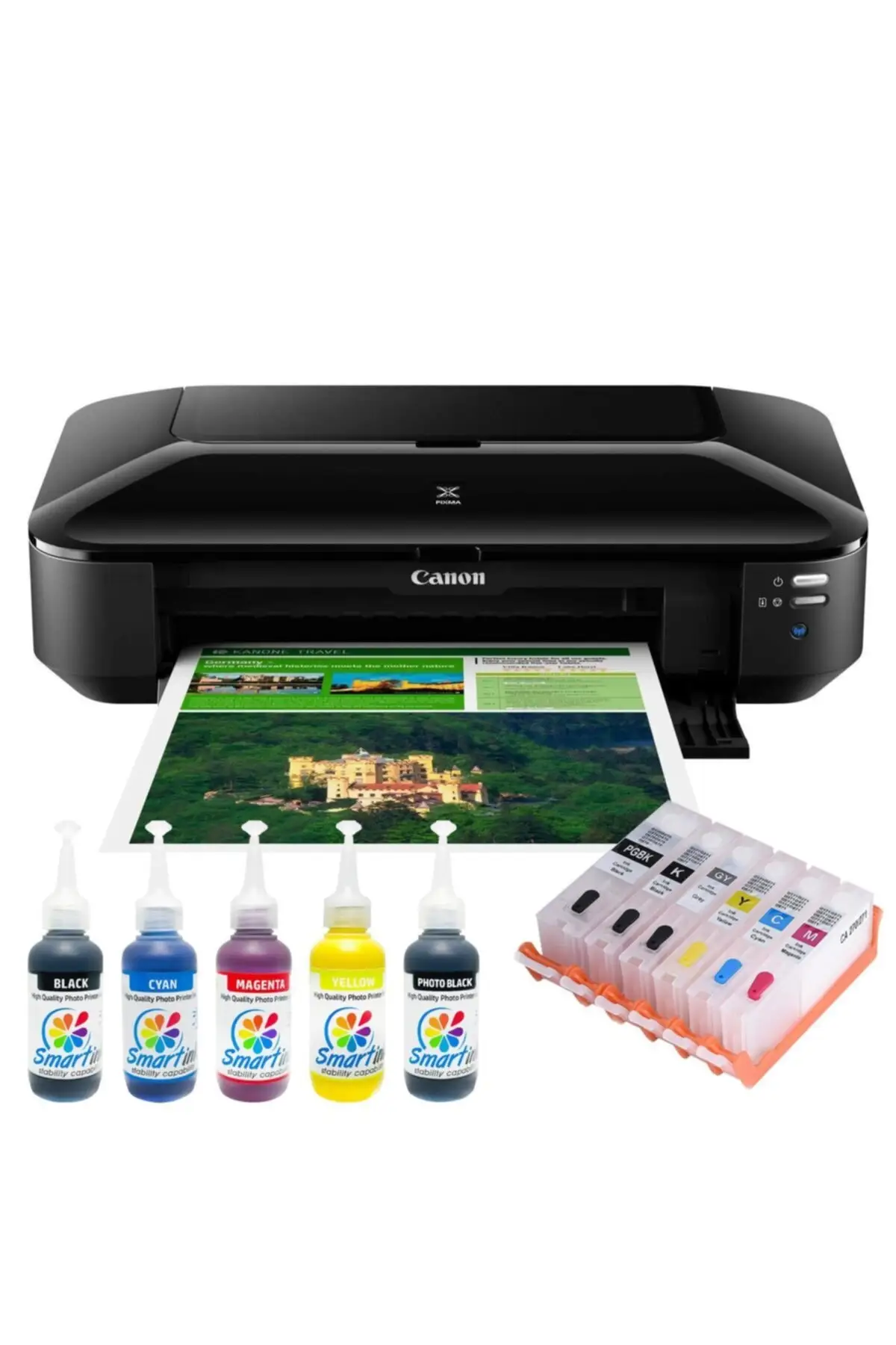 Pixma Ix6850 A3 Photo Printer And Easy Fill Cartridge System, printer device electronic