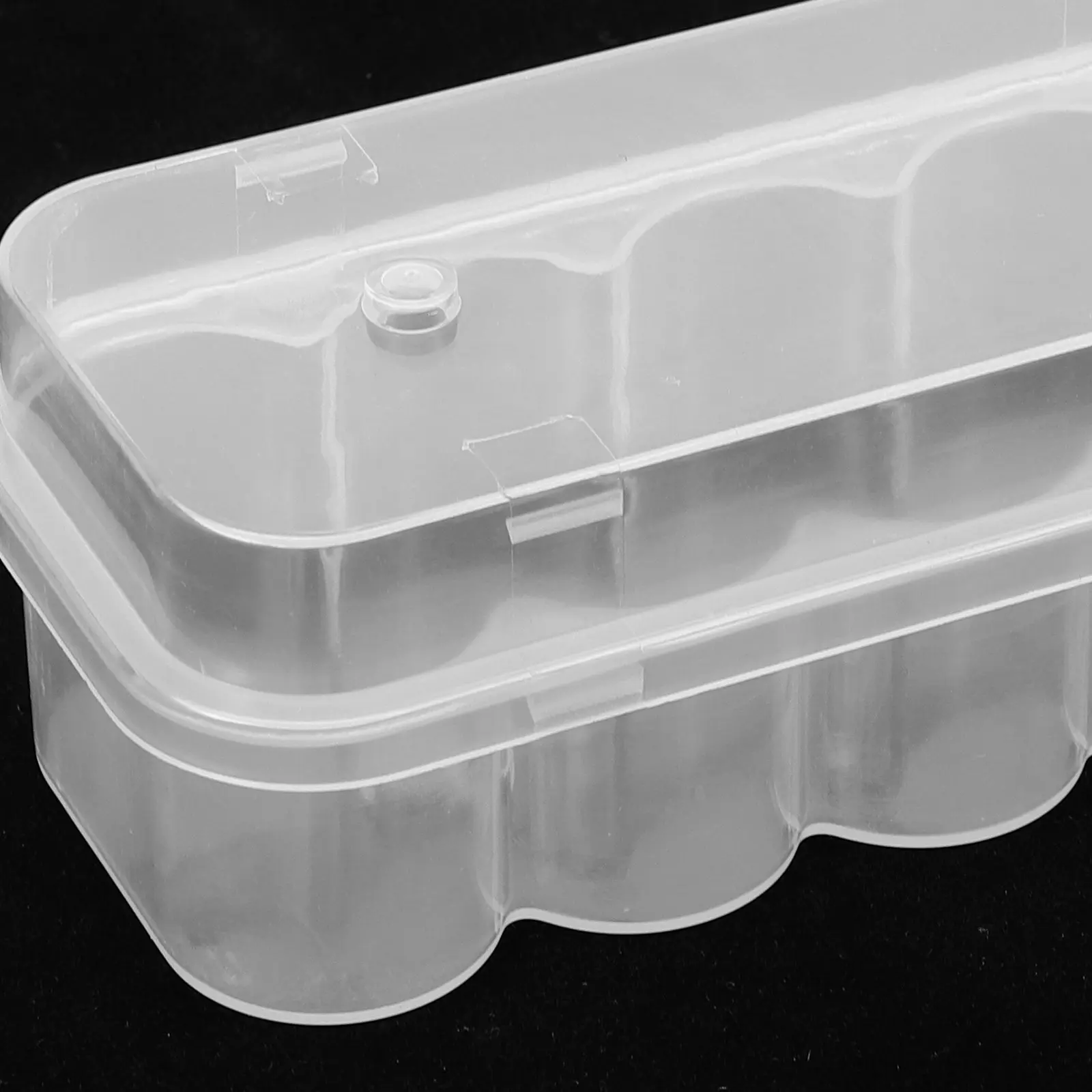 20Pcs Transparent Plastic Vial Storage Box Lid Secure Freezer Resistant Vial Holder for Lab Clinic Sample Storage