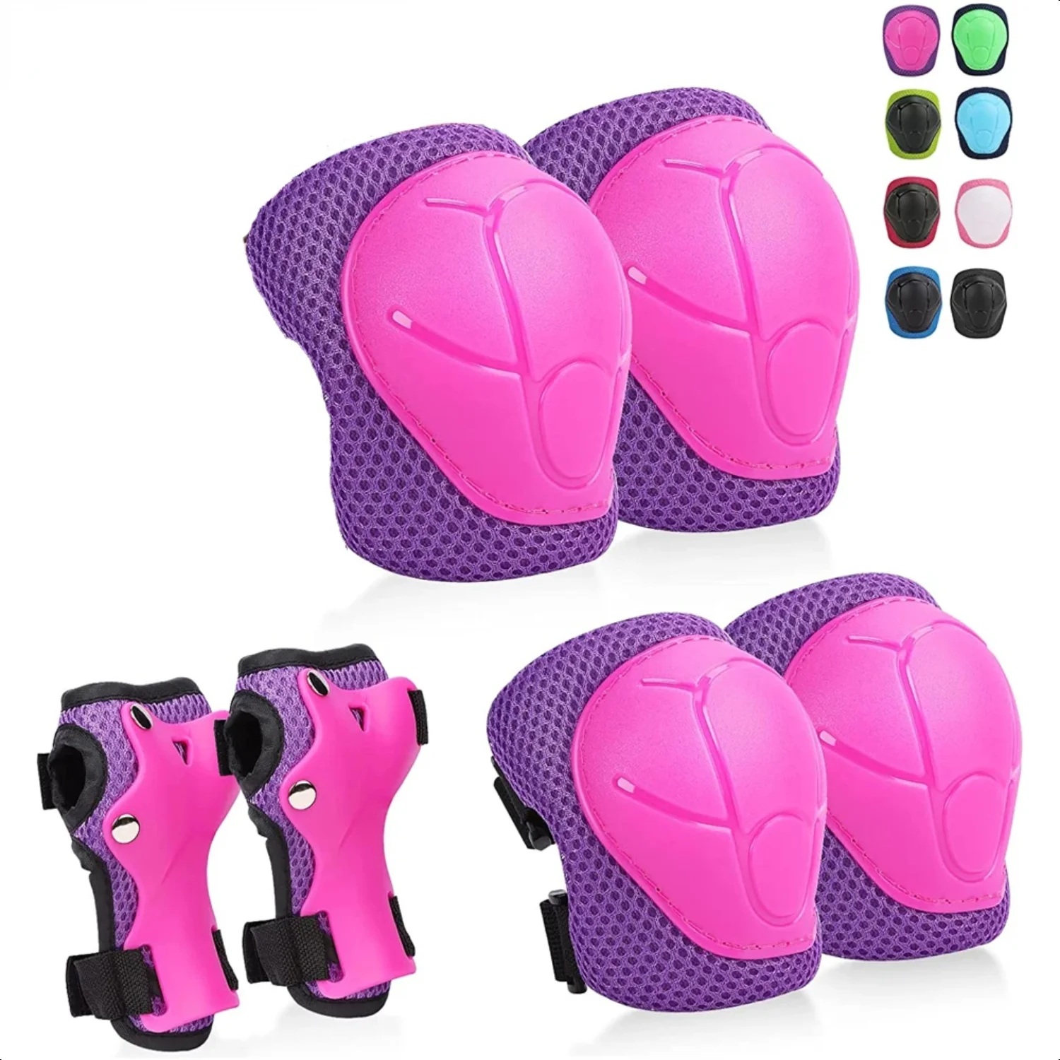 Knee Pads Elbow Pads Guards Protective Gear Set Safety Gear  Roller Skates Cycling Bike Skateboard Inline Riding Sports