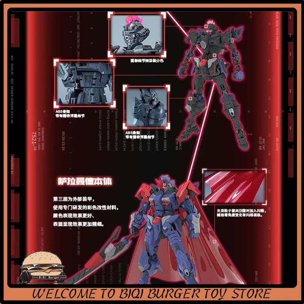 NIEUWE EDDAS Salamander Fire Snake Assembly Model Kit 1/100 ALF-PMC-01 ABS Modellen Legering Gezamenlijke Collectie Speelgoed Kerstcadeau