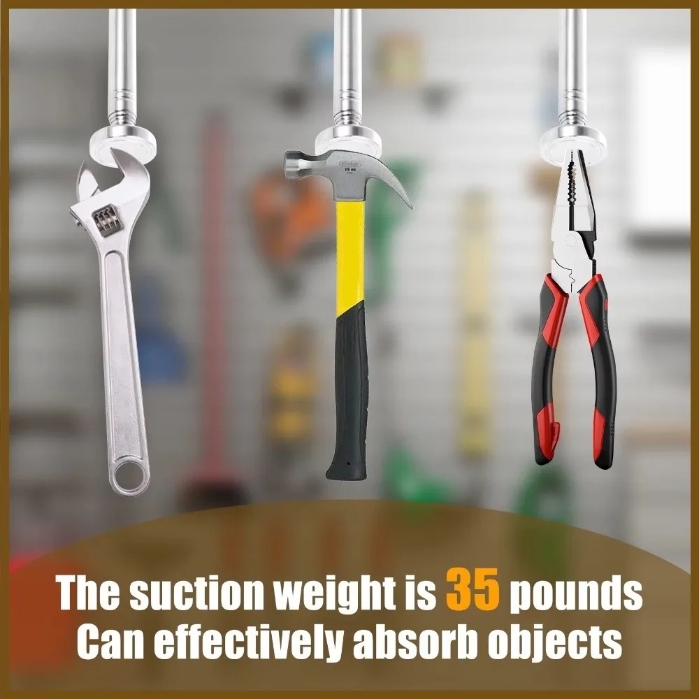 

50LB Strong Magnetic Telescopic Picker Stainless Steel Anti Slip Handle Retractable Pickup Stick Telescoping Design Long Reach
