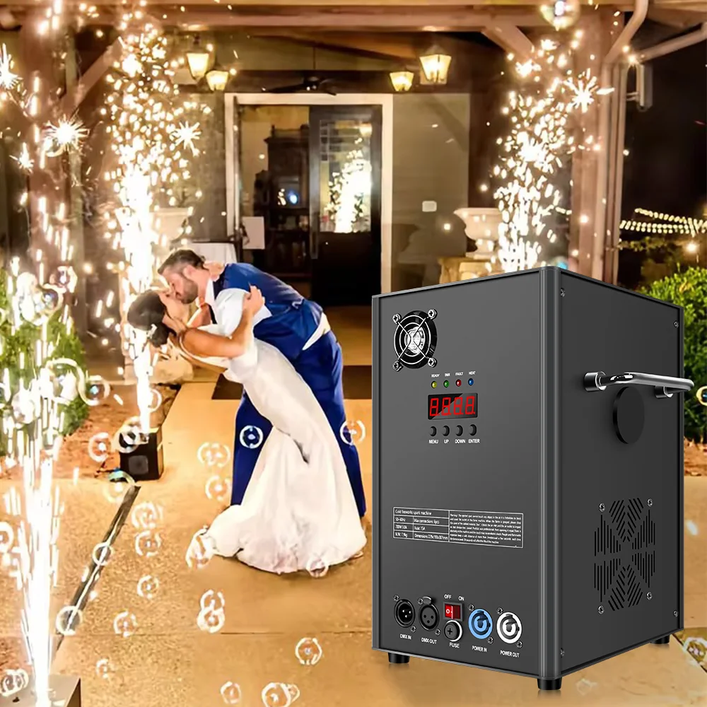 700W Cold Spark Firework Machine 500W Sparker Fountain Machine DMX 512 Stage Effect Fireworks Machine For DJ Disco Wedding Party