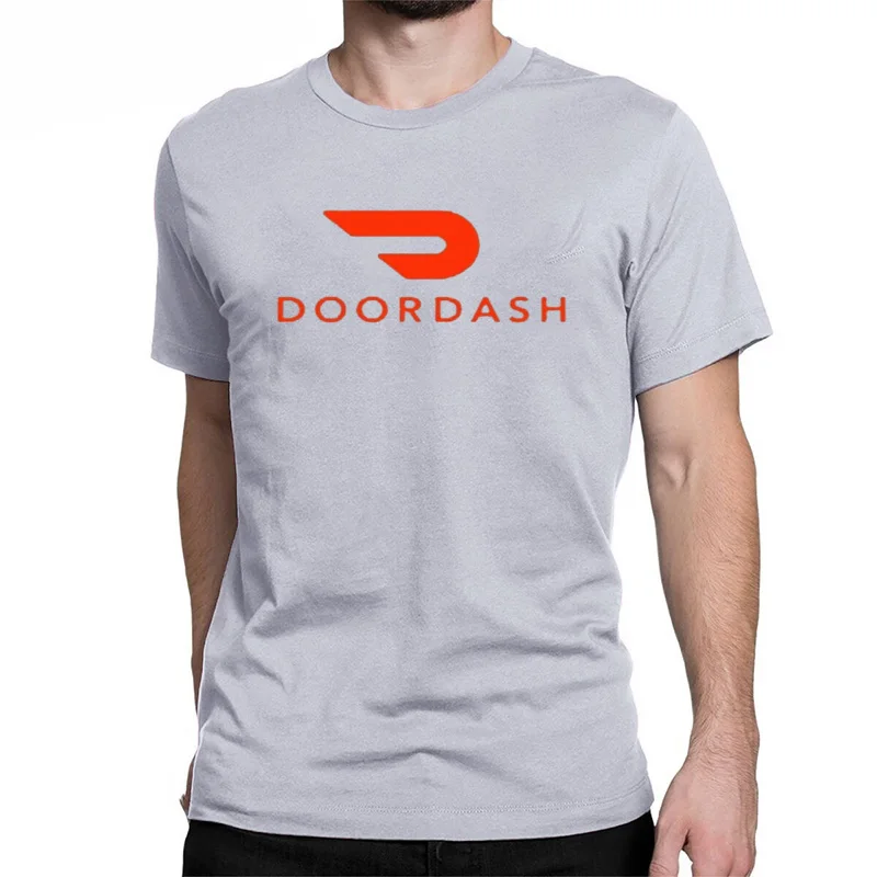 T-shirt imprimé avec logo Doordash pour hommes et femmes, t-shirts Y2K Hipster, t-shirts souples, streetwear décontracté