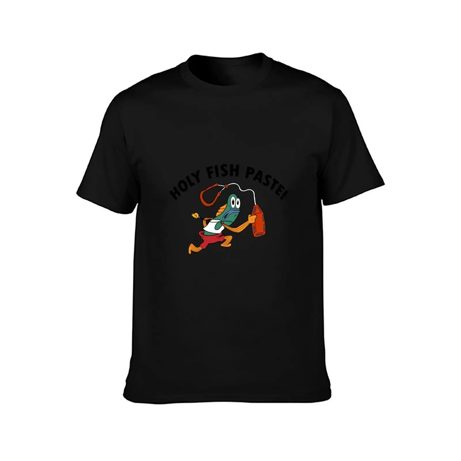 Holy Fish Paste! T-Shirt Big Size Short Sleeve Tee for Men T-Shirt