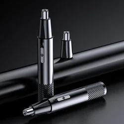 New 2 in 1 Electric Nose Trimmer For Men Beauty Nose and Ear Hair Trimmer Electric Shaver Nose Hair Removal USB Rechargeable