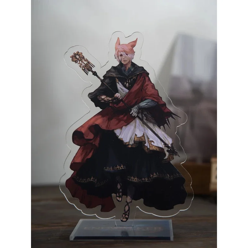 Anime model plate desk decor game Final Fantasy ff14 'raha Tia Emet-Selch Thancred cosplay acrylic BL stand figure Xmas gift