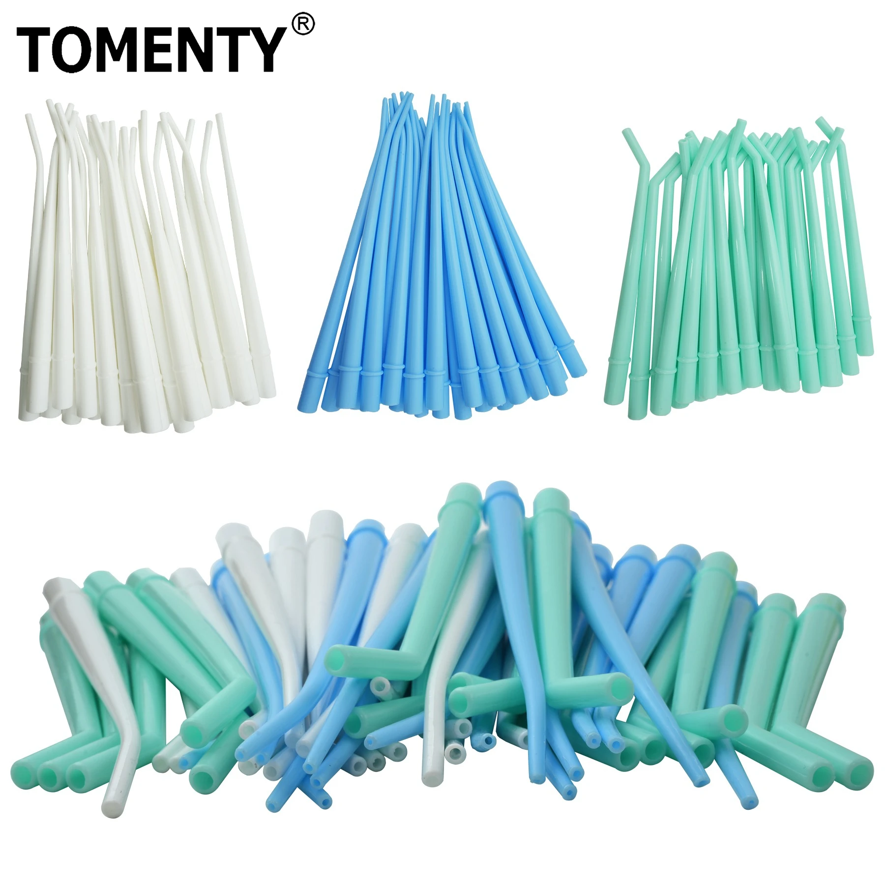 25pcs/bag Disposable Dental Suction Tube Saliva Ejector Autoclavable Dentist Clinic Surgical Aspirator Tips Dentistry Tools