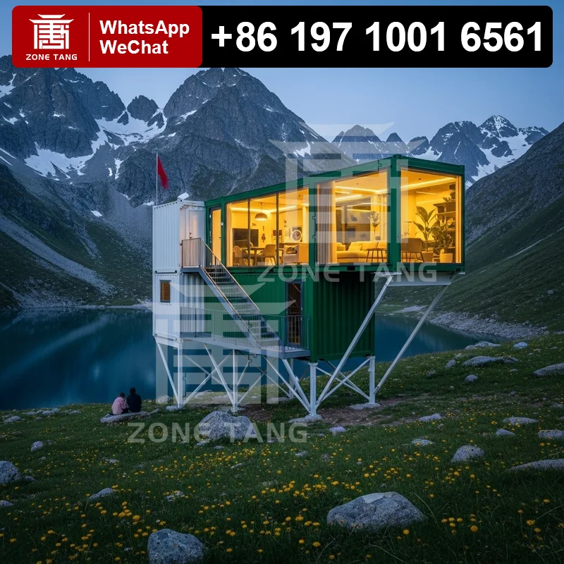 

Энергоэффективный огнестойкий домик для отпуска, плоский пакет, прочный сборный домик для продажи, модульные домики, сборные домашние сборные домики