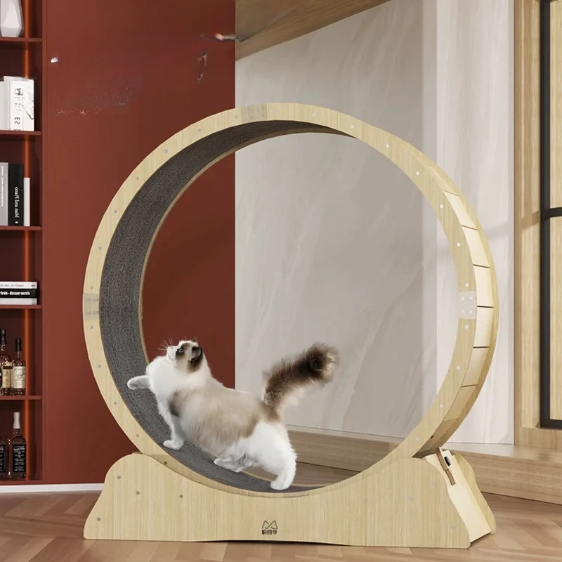 Pet Cat Running Wheel Pet Treadmill Exercise Lose Weight Walking Fitness Toy Silent Dog Cat Toys Interactive Cat Climbing Frame