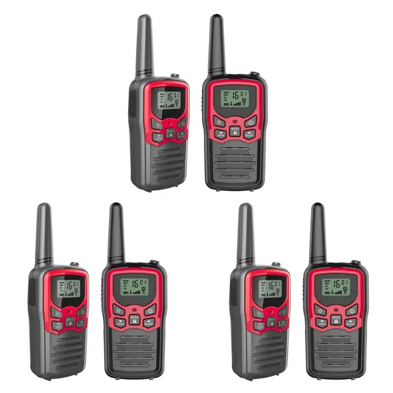 Walkie Talkies ultraportátiles para adultos, Radios de 2 vías de largo alcance, hasta 5 millas