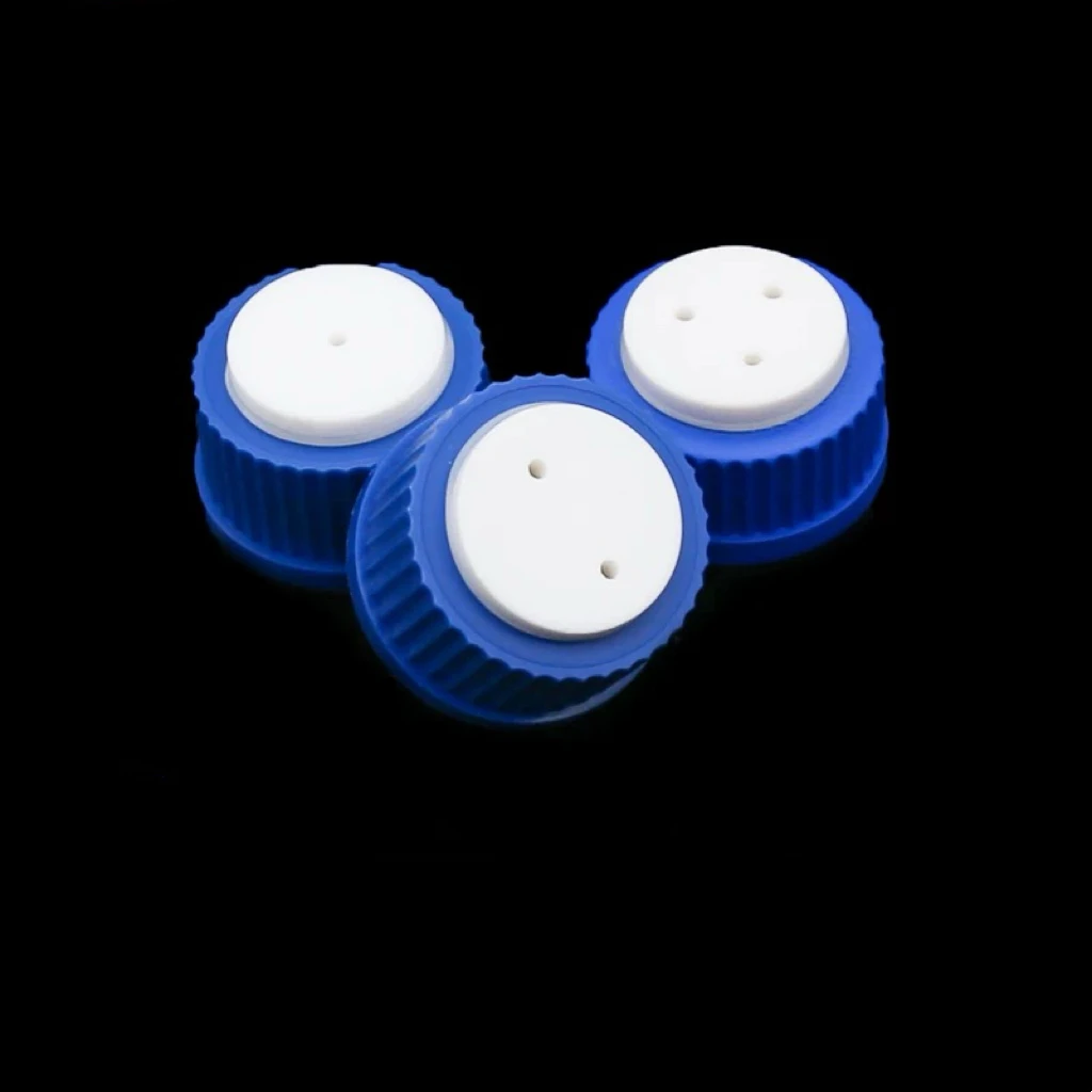 100ml  Lab Blue Cap Liquid Phase Mobile Phase Bottle, Screw Mouth Storage Bottle ,Chromatography Liquid Phase Solvent Bottle