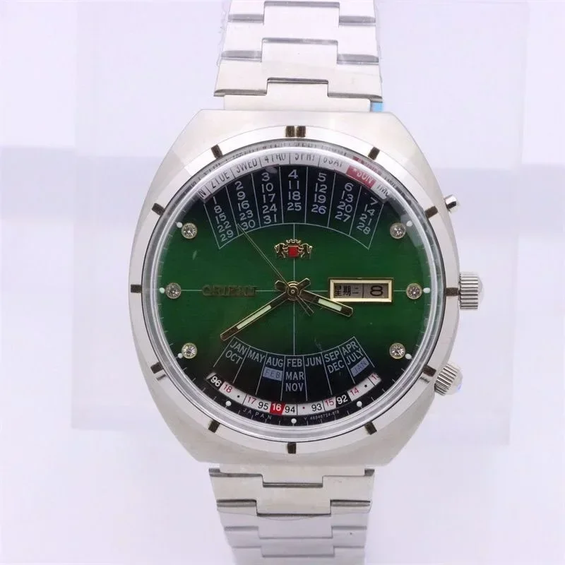 118A Store Sports Machinery Men's Watch Full Function Perpetual Calendar Stainless Steel Orient Japanese Movement
