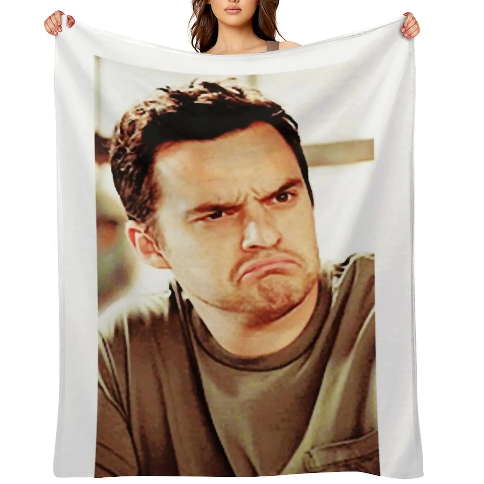 

nick miller actor new girl Classic Throw Blanket Softest Flannels Thin Fashion Sofas Blankets