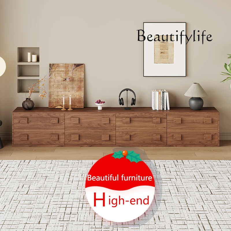 

u X Storage Dark Brown Tv Stand Design Normal Vertical Wooden Minimalist Tv Stand Modern Nordic Mueble Para Televisor Furniture