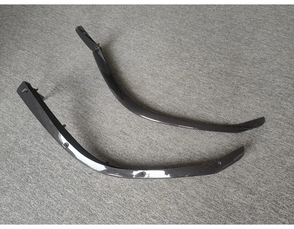 

New High-quality OEM Style Dry Carbon Fiber Front Bumper Splitter Corner Piece Body Kit for 296 GTB GTS