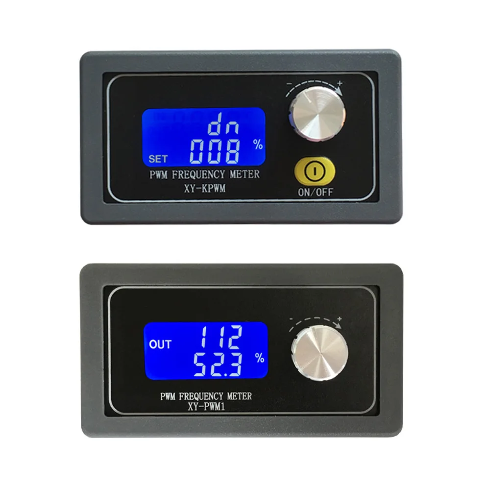 Imagem -02 - Pwm Pulso Frequência Ajustável Duty Ciclo Onda Quadrada Módulo 1hz15khz Onda Retangular Gerador de Sinal com Display Lcd