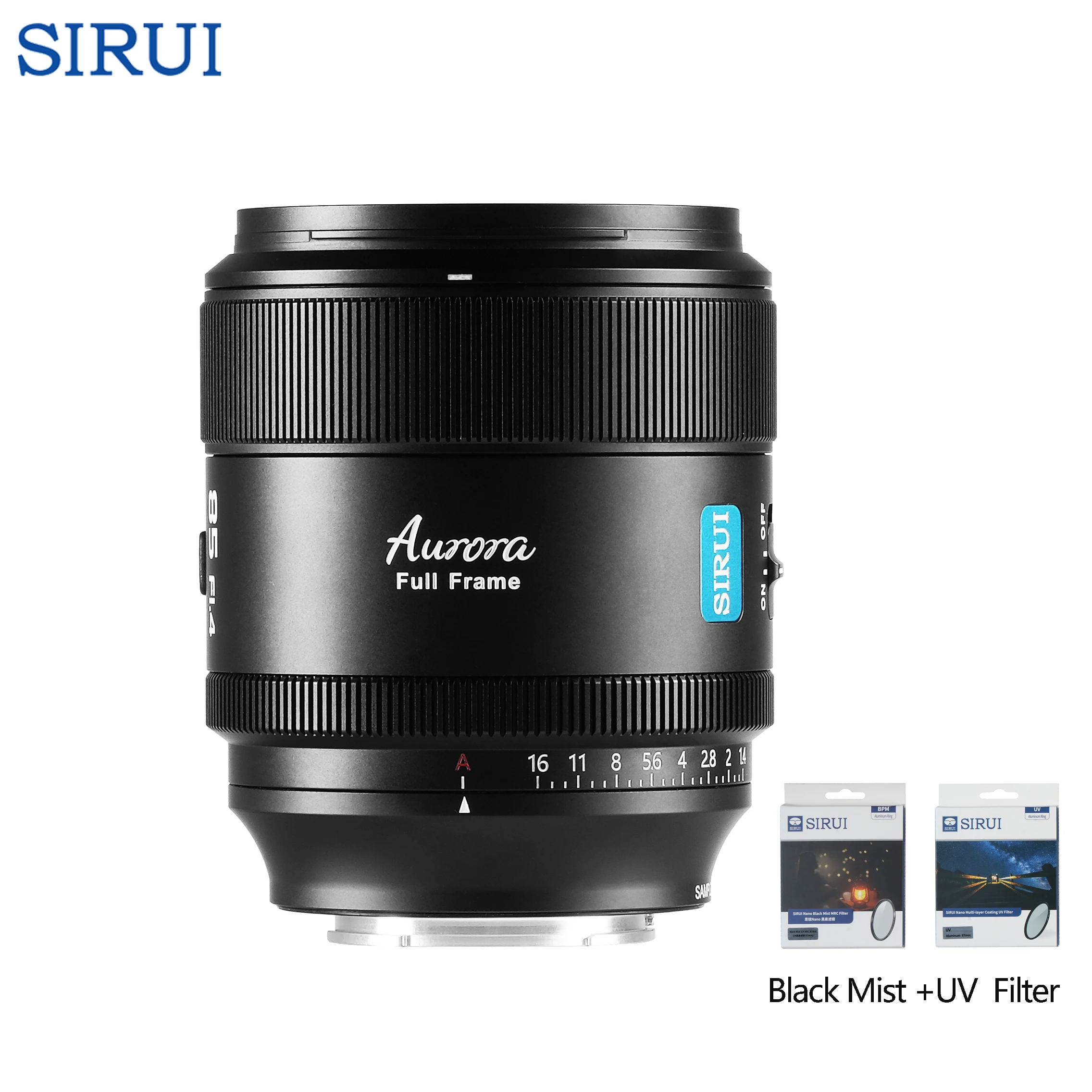 Sirui AURORA Series AF 85mm F1.4 Full Frame Lens for Portrait Wedding Business Shooting for Sony E Nikon Z Fujifilm X Mount