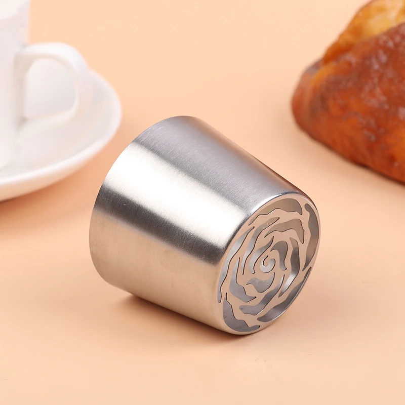 1Pc SL48 Stainless Steel Russian Pretty Flower Icing Tip Pastry Piping Nozzle Tips DIY Cake Cream Pastry Bag Decorating Nozzle