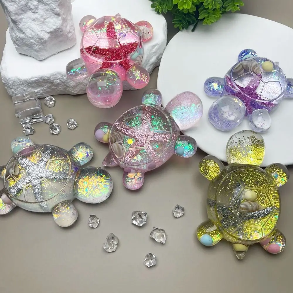 In Olie Ornament Flash Stromend Zand Snoep Kleur Schildpad Zeester Leuke Zeester Schildpad Kawaii Mooie Schildpad Kleine Ornament Geschenken