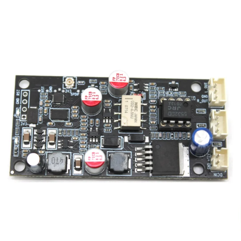 Плата декодера LDAC BT5.0/5.1/5.4 качества Fever QCC5125/QCC3034/QCC3084 B.luetooth-модуль ESS9018/ES9038