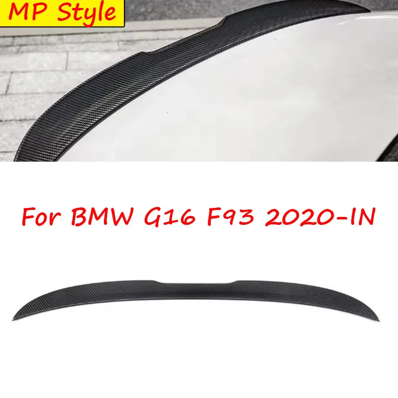 

Automotive Real Dry Carbon Technology 3*3 Carbon Fiber Rear Trunk Spoiler Boot Wing For BMW G16 F93 2020-IN