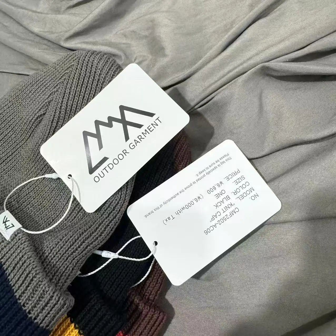 اليابانية CMF متماسكة لصق شريط قبعة الشتاء خارج الدفء كاب