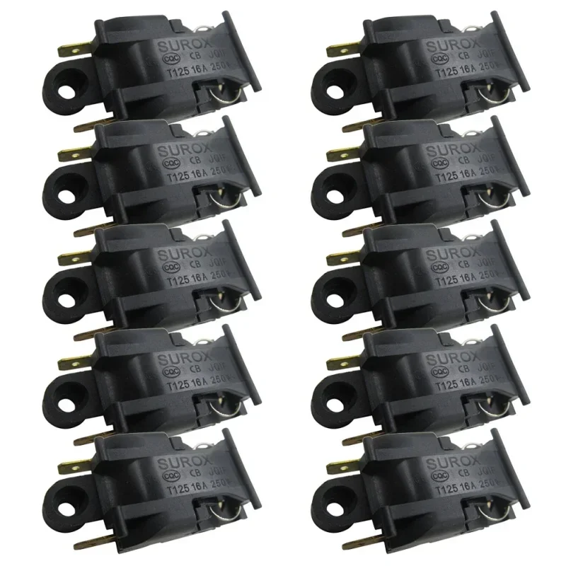 10PCS/set Electric Kettle Switch 250V 2-Pin Kit For Electric Kettle Switch Thermostat Temperature Control Accessories 1.81x0.87