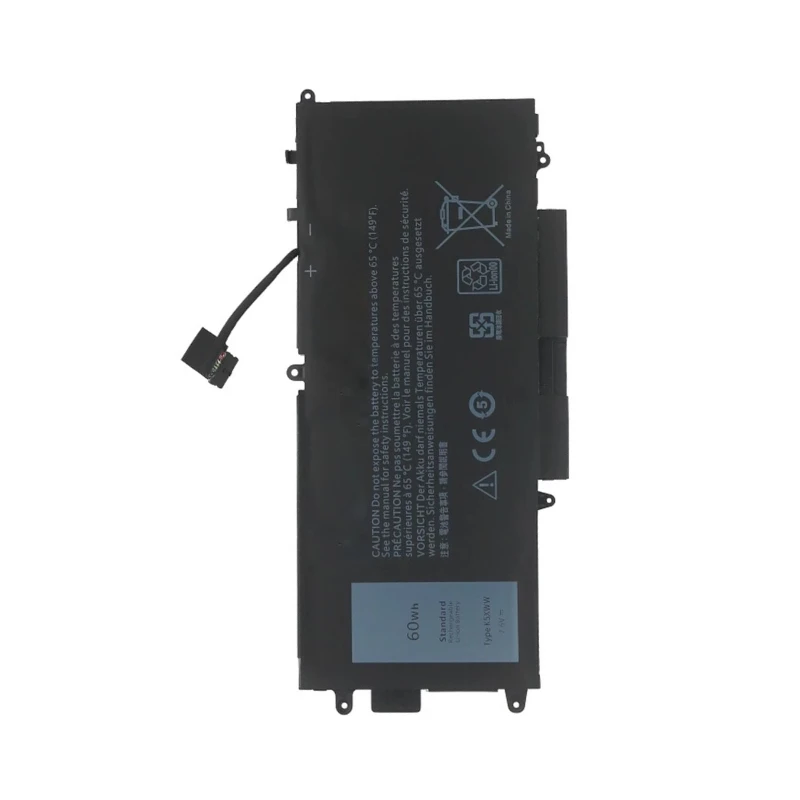 New K5XWW 7.6V 60Wh Laptop Battery for Dell 5289 7389 7390 2-in-1 L3180 71TG4 Latitude 12 5000 E5289 L3180 Series P29S001 725KY
