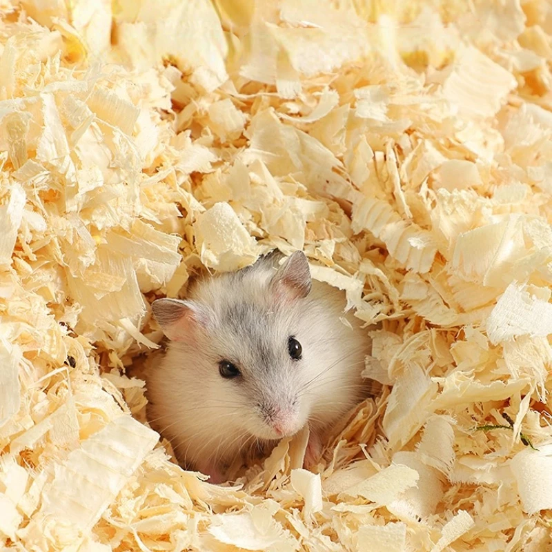 Hamster Sawdust Guinea Pig Bedding 1kg 300g Pet Wood Chips Rabbit Wood Shavings Bedding Padding Safe Hamster Cage Pet Cabin Nest