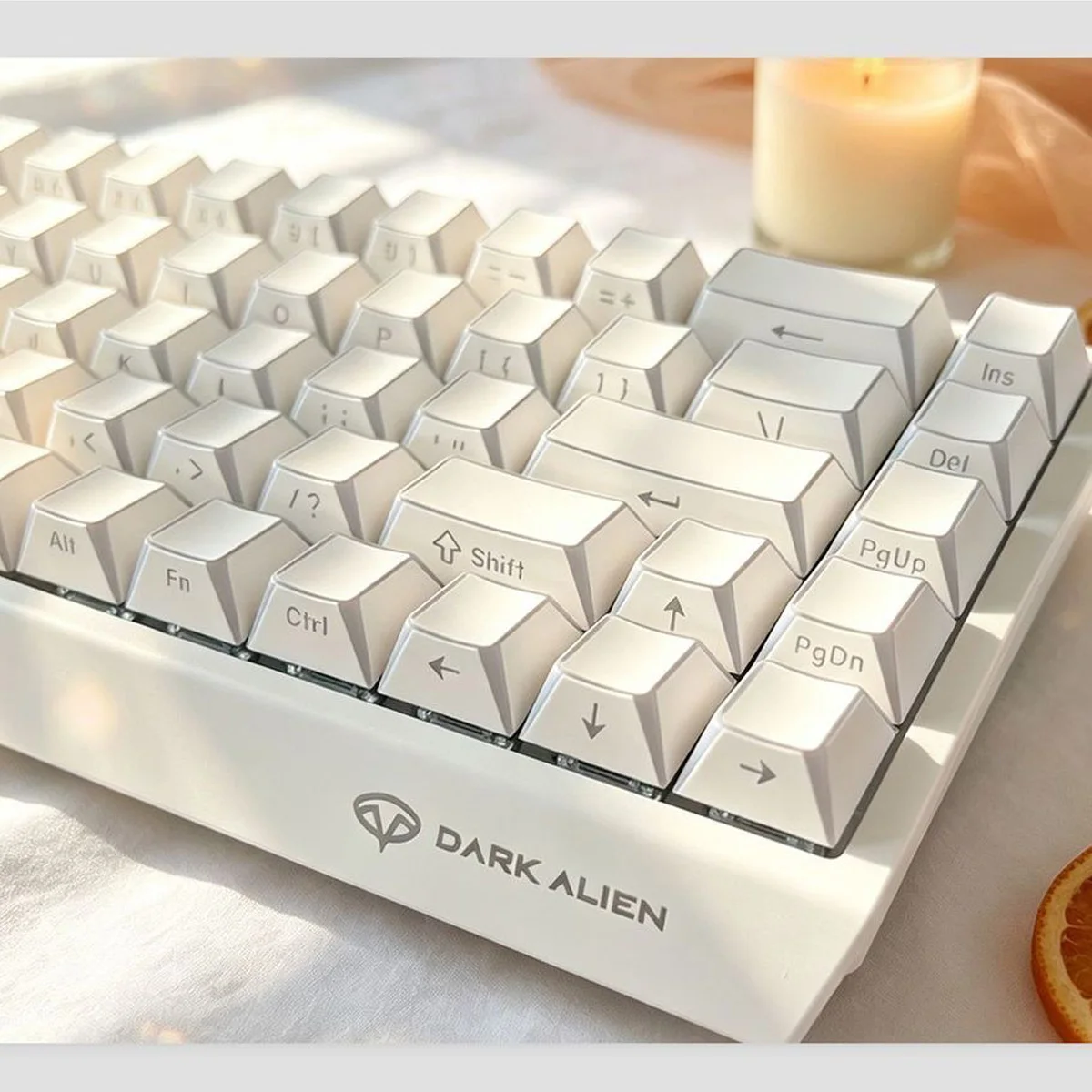 97 Keys Shadow Fold Cherry Profile Double Shot Keycaps Side Printed Shine Through PBT Keycap for MX Switches Gaming Keyboard