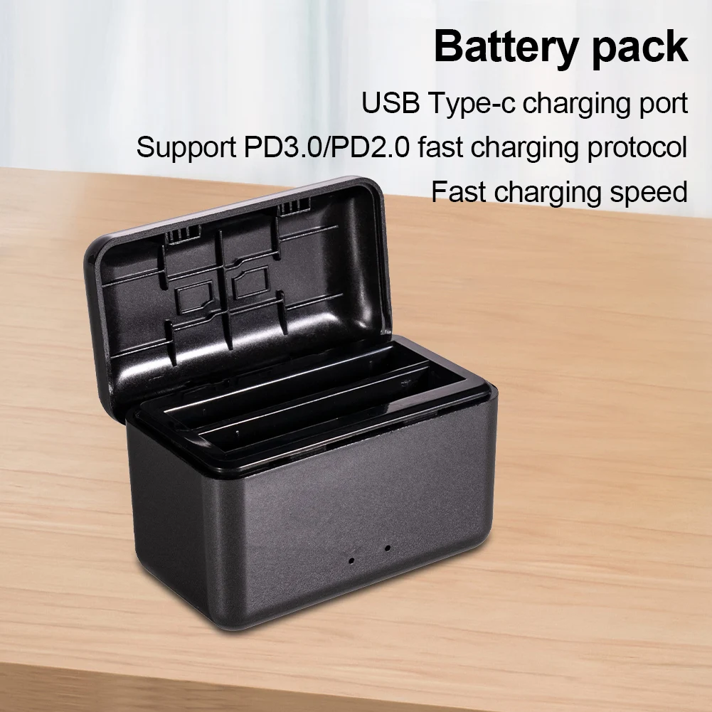 Boîte de charge de batterie pour Insta360, concentrateur de chargeur de batterie à 2 canaux, charge rapide aste USB, accessoires de concentrateur