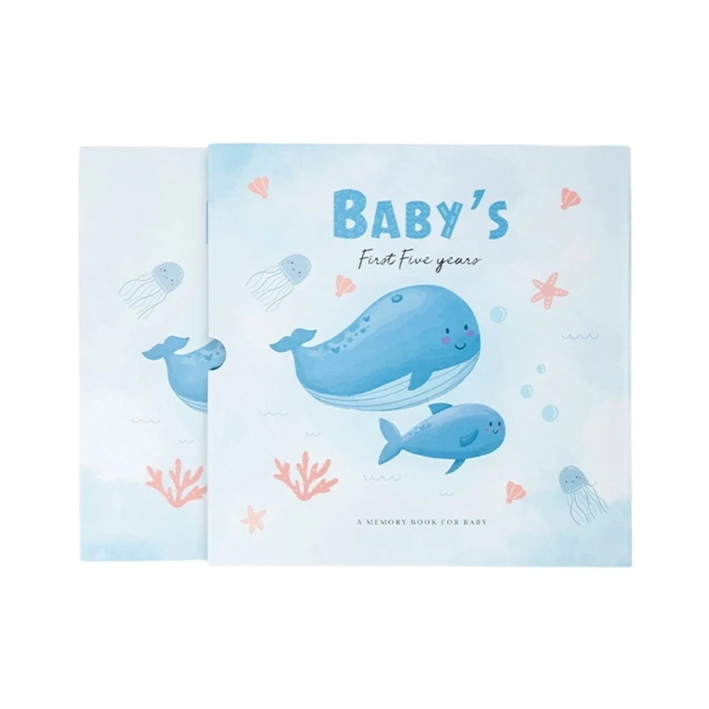 Baby Memory Album First Year Moment Milestones Photos Newborn Gift 425F