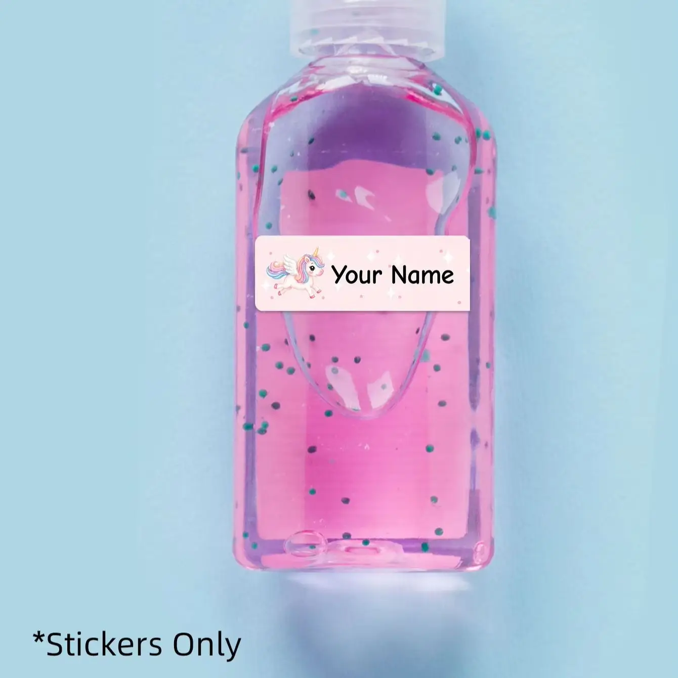1-300PCS Custom Personalized Waterproof Name Stickers for Gym Bags, Skateboards, Laptop Sleeves, Craft Boxes, Travel Luggage