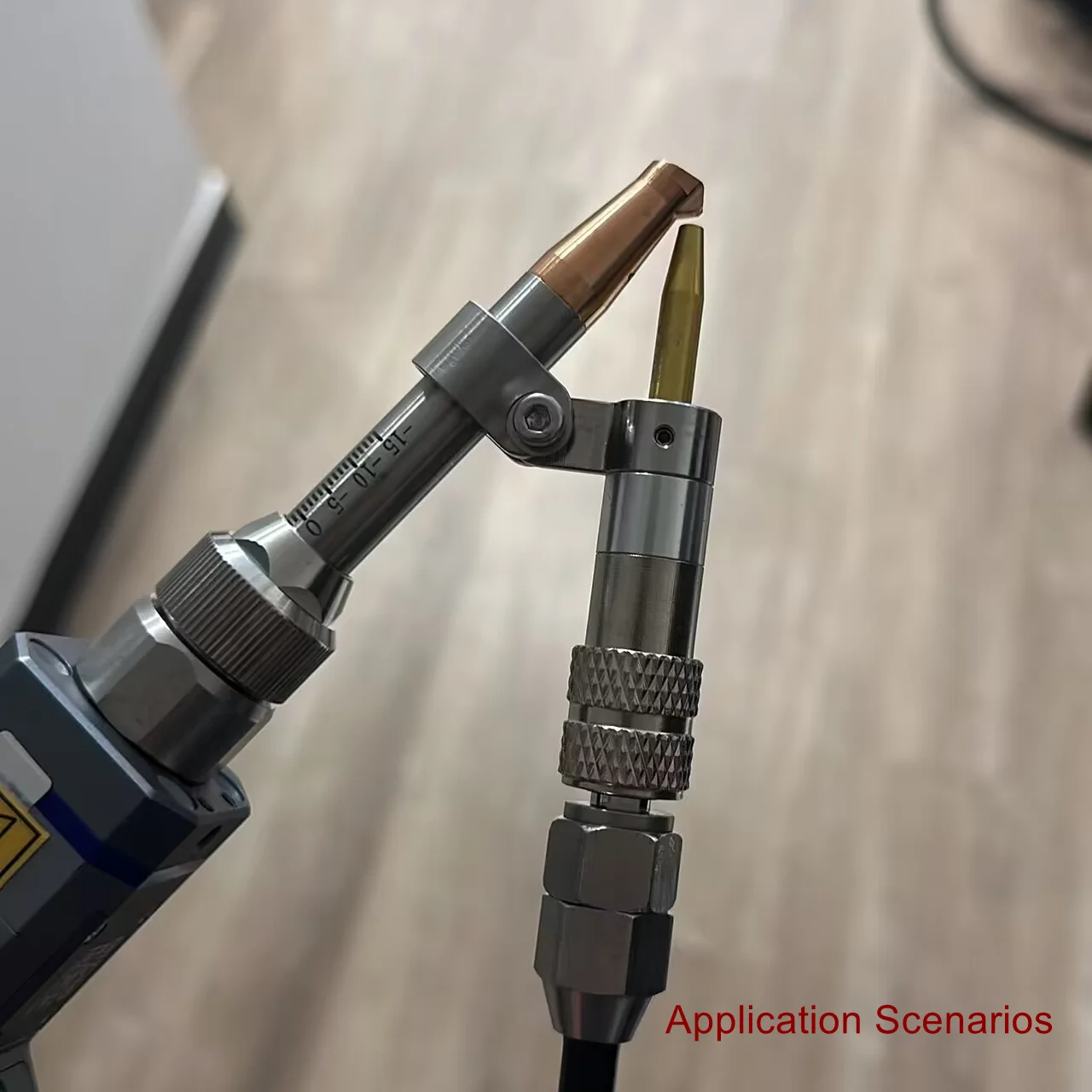 Wire feed assembly Simple Wire Feeding Frame for Laser Welding with quick connector Adjustable Angle