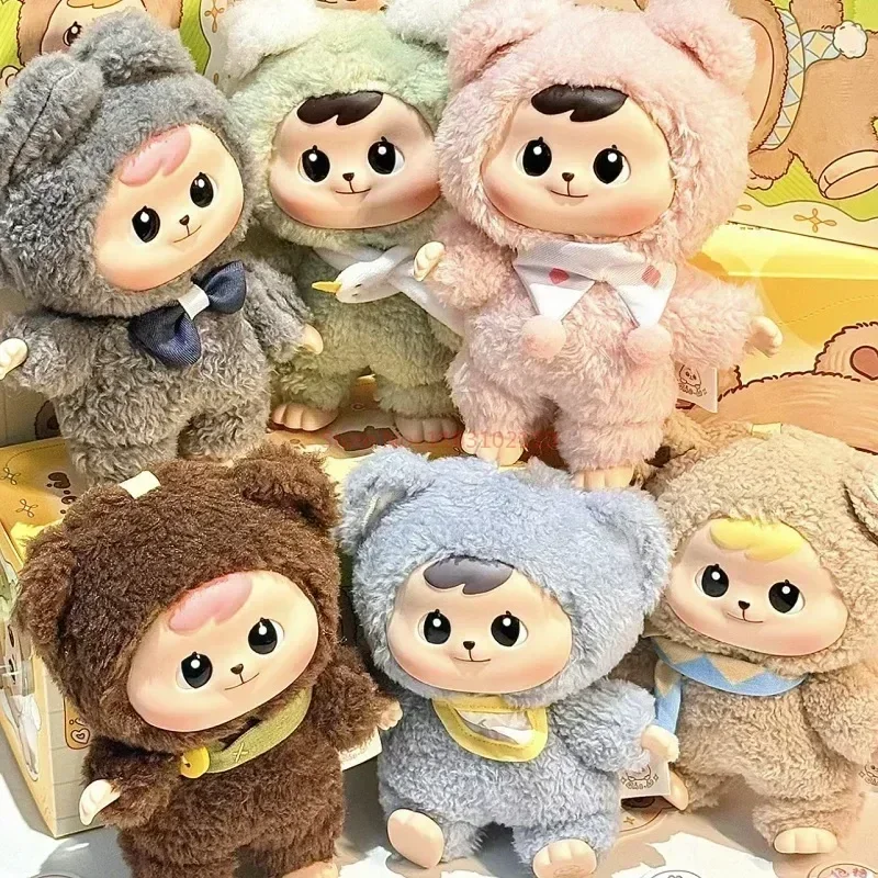 

Hot Genuine Bao-Ao Hugging Series Plush Little Bear Figure Internet Celebrity Cute Trendy Toy Surprise Doll Tabletop Decoration