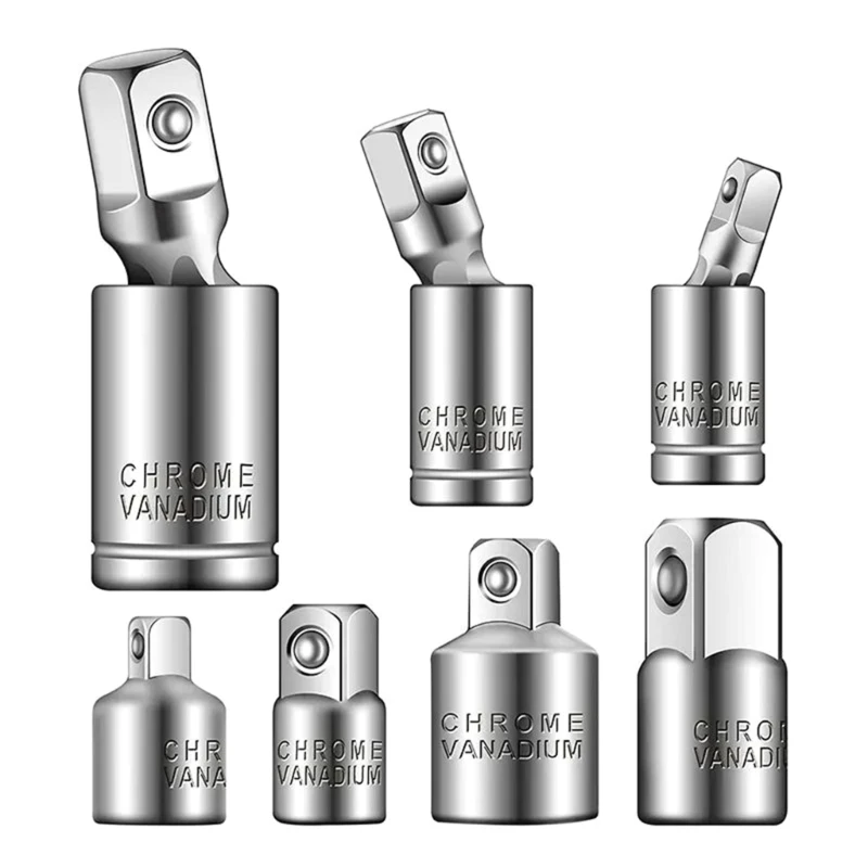 

7pcs Adapters и Universal Set Set Adapters Настройки настройки для эффективного использования с 3/8 1/4 Ratchets