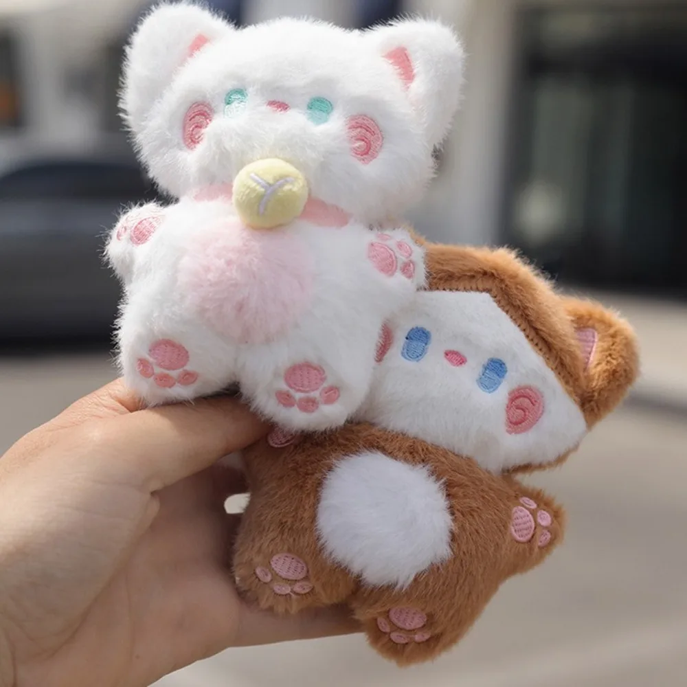

Милый новый мягкий кот, плюшевая кукла, брелок, розовая милая сумка, кулон, пушистый подвесной орнамент, игрушка для мальчиков и девочек, подарки на день рождения