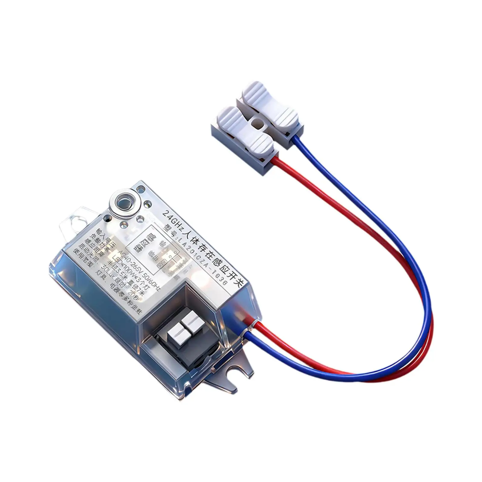 Interruttore con sensore di movimento per luce intelligente multiuso leggero per pezzi di ricambio per campanelli 100 W Interruttore di accensione/spegnimento automatico CA 40-265 V